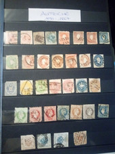 lot Timbres Autriche 1850/1867