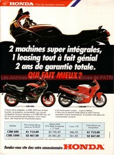 Publicité HONDA CBR 600 1000