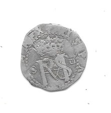 ESPAGNE monnaie de 1/2 REAL