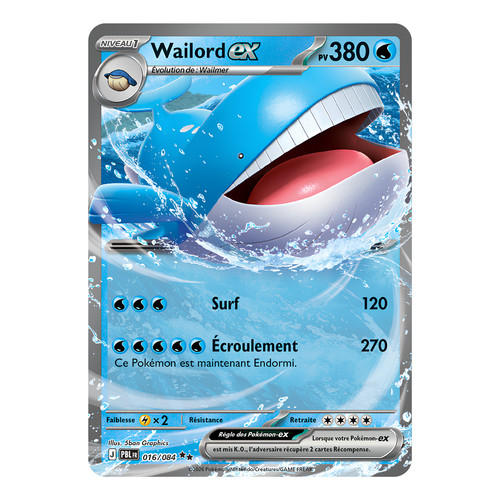 Wailord 016 084 - wailord, ex