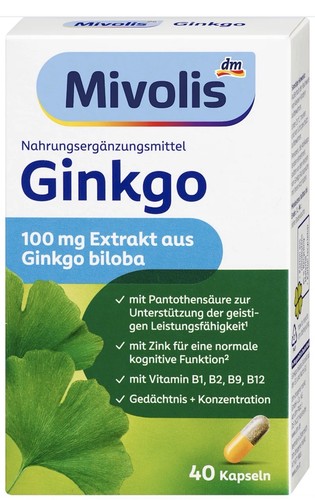 Mivolis ginkgo gélules - , 40