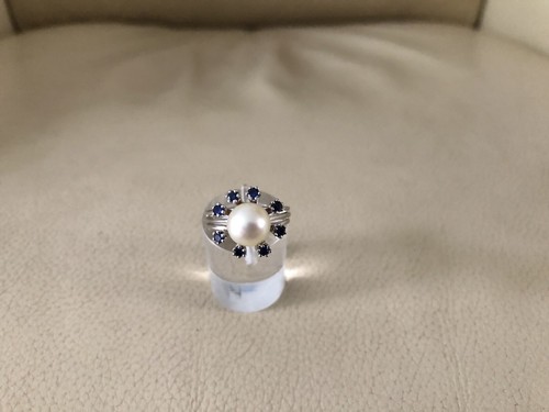 Bague blanc perle - bague, or