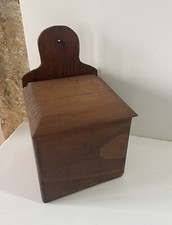 Ancien Boite à sel en bois
