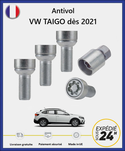 Ecrous antivol roues haute - roues,
