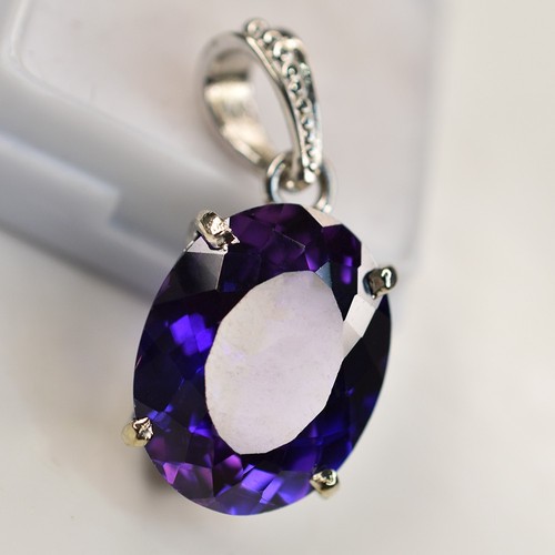 Pendentif ovale naturel - , en