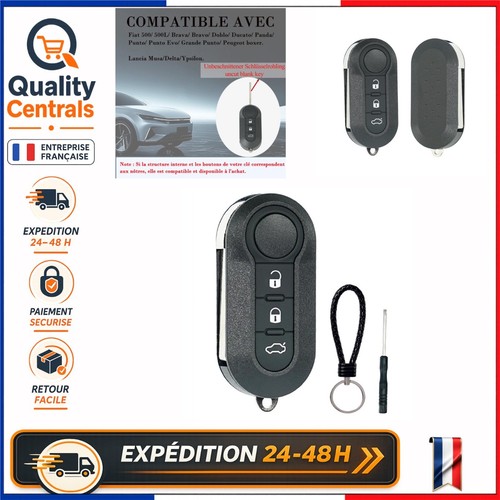 Coque clé voiture boutons - coque, 3