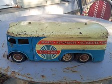 Camion Fourgon Joustra Télévision Jouet Tôle