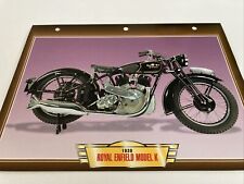 Royal Enfield 1140 model K 1939 fiche carte moto passion collection Atlas