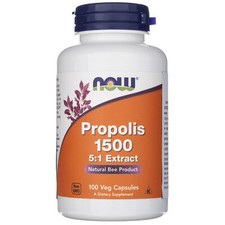 Now Foods Propolis 1500 Extrait 5:1, 100 capsules