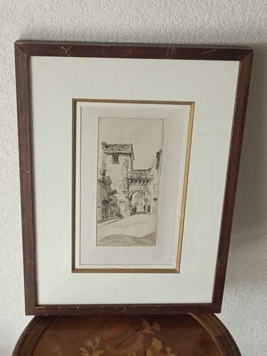 Eau forte originale - forte, signée