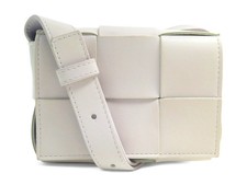 SAC A MAIN BOTTEGA VENETA CASSETTE 666688 CUIR INTRECCO LAVANDE BAG 1100€