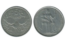 5 Francs Nouvelle Calédonie
