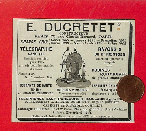 Paris ducretet - paris, /