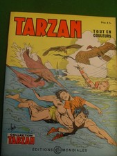 BD   Cartonné " TARZAN  N° 49  " Tout  en  Couleurs    1971  Editions  MONDIALES