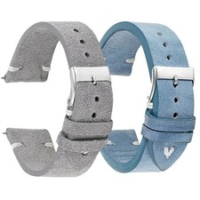 Bracelet de montre daim cuir alcantara bracelet de remplacement universel