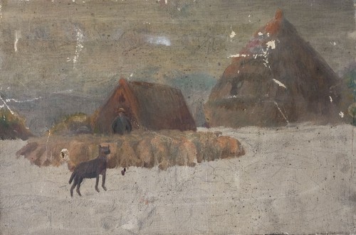 Tableau ancien huile original