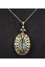 ANTIQUE VINTAGE TOPAZ AMETHYST