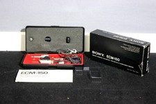 +Microphone vintage Sony ECM-150 électret complet | Testé & garanti 1 an