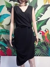 Robe noire Drapée Chic