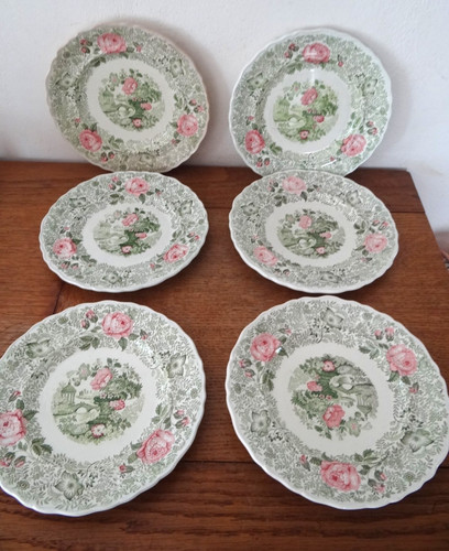 Rares assiettes décor - 6,
