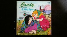 Disque vinyle 45 tours dessin animé candy en route pour le mexique