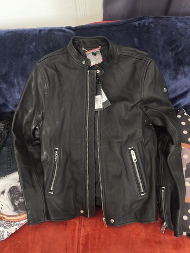 Leather jacket diesel - leather,