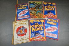 6 Affiches originales cirque
