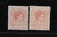 Bahamas:1938/52:KGVI 1 1/2d.2