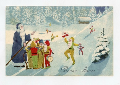 Bonne année père noël et - bonne,