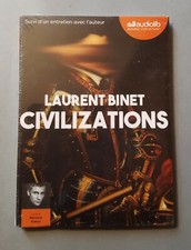 CIVILIZATIONS - Livre Audiolib - 1CD MP3 - Laurent BINET