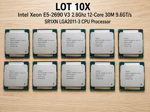 Lot 10x intel xeon 2690 - 10x,