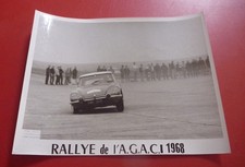 PHOTO originale CITROEN DS 21 Course automobile Rallye A.G.A.C.I 1968 Archive