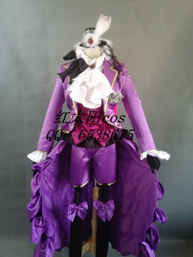 Black butler cosplay purple - cosplay,