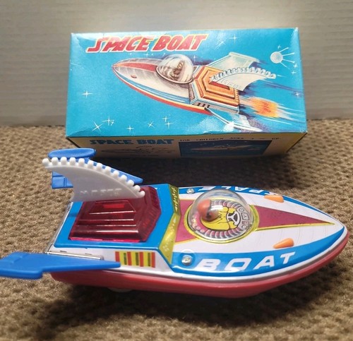 Vintage space boat - space,