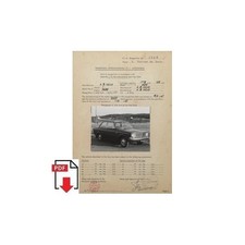 1968 Volvo 142 S Form of