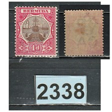 2338 BERMUDES BERMUDA 1902 LOT 1 TIMBRE NEUF N* MH N° 26