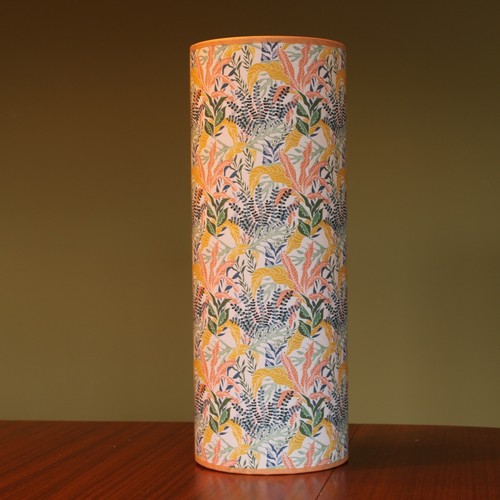 Lampe tube poser tissu - tube,