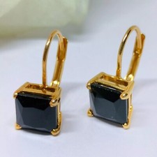 4 CT Diamant Noir Boucles
