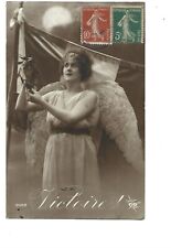 FANTAISIE - PATRIOTIQUE - VICTOIRE ! - JEUNE FILLE AVEC AILES D ANGE