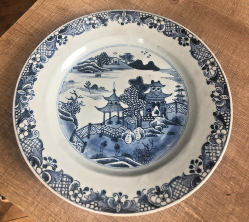 Assiette compagnie des indes - compagnie,