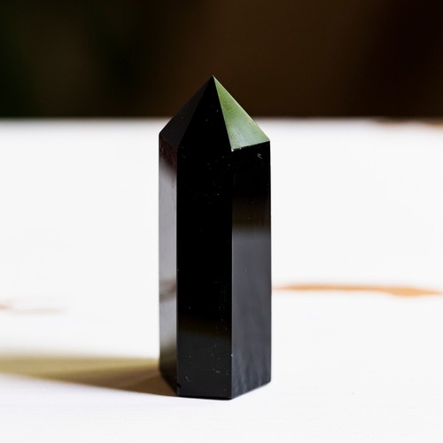 Pointe obsidienne noire - pointe,