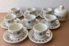 SERVICE A CAFÉ porcelaine VILLEROY et BOCH vintage .  18 pièces,lave-vaisselle.
