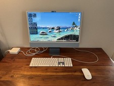 Apple iMac 24" bleu avec