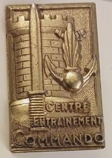 INSIGNE Centre Entraînement Commando  .para Legion  Variante DELSART. G2005