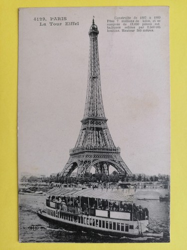 Cpa paris la - paris, tour