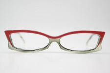 Lunettes Vintage Alain Mikli AM 85 0111 Rouge Multicolore Carré Monture