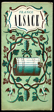 ancien guide touristique dépliant France " Alsace " Ministère du Tourisme
