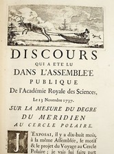 MAUPERTUIS, Pierre Louis Moreau de La figure de la terre déterminée par les obse