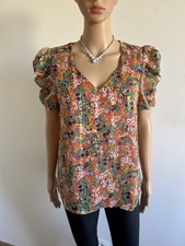 Blouse imprimée à manches