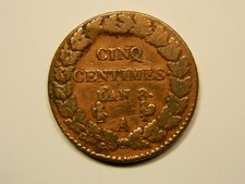 5 Centimes Dupré L'an 8 A